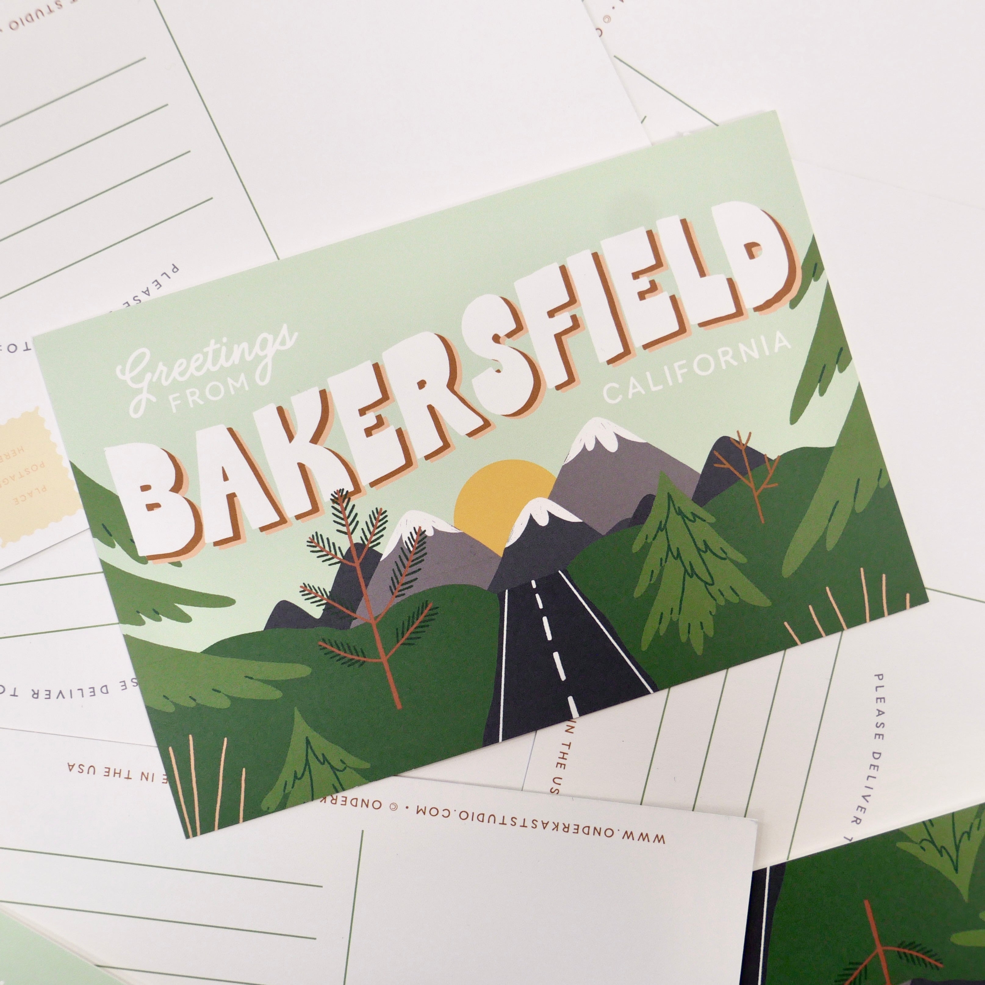 Bakersfield Postcard