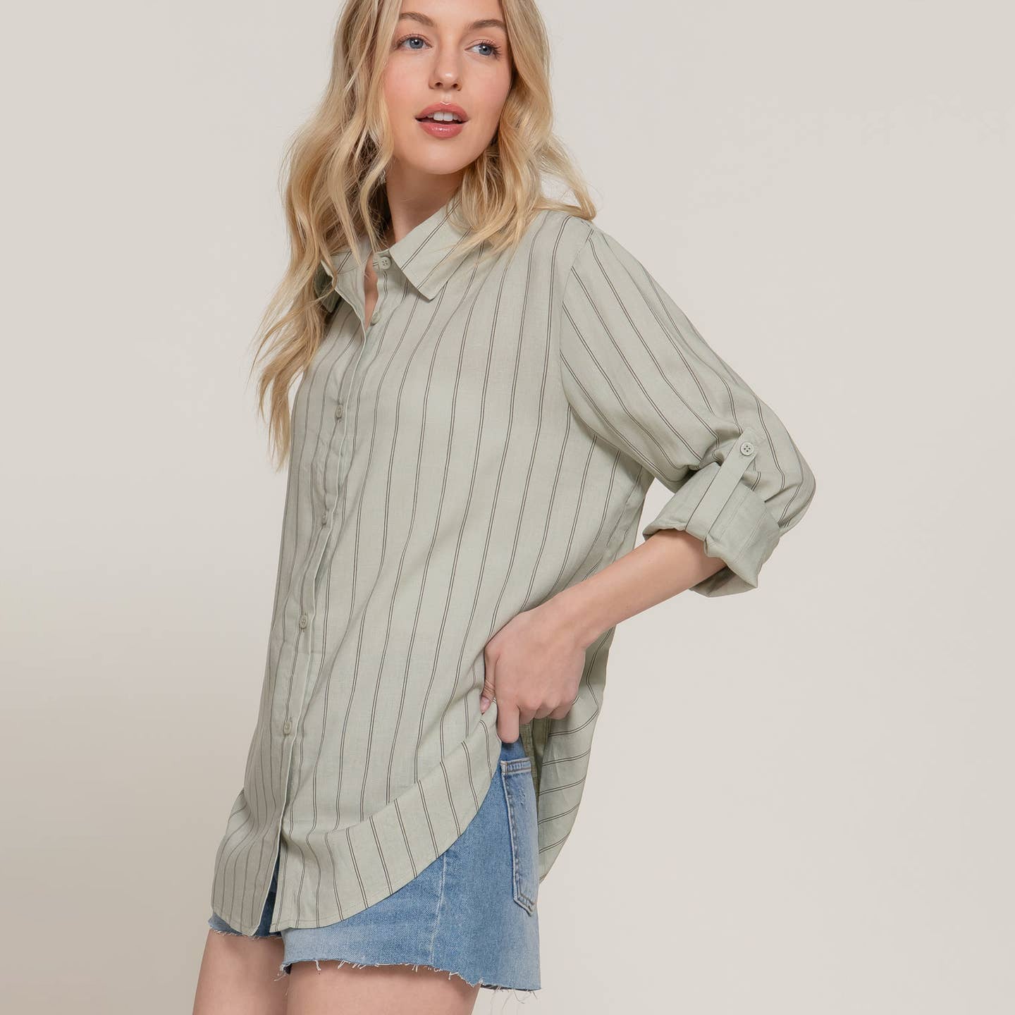 Bari Button-Down Top