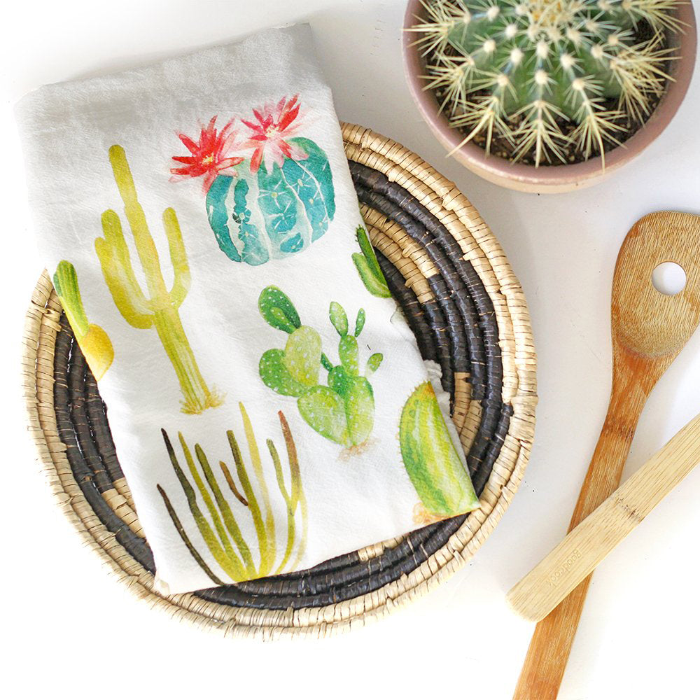 Cactus Tea Towel