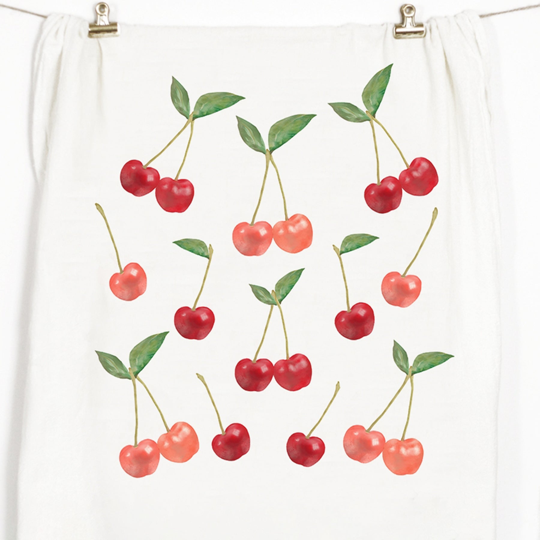 Cherries Tea Towel