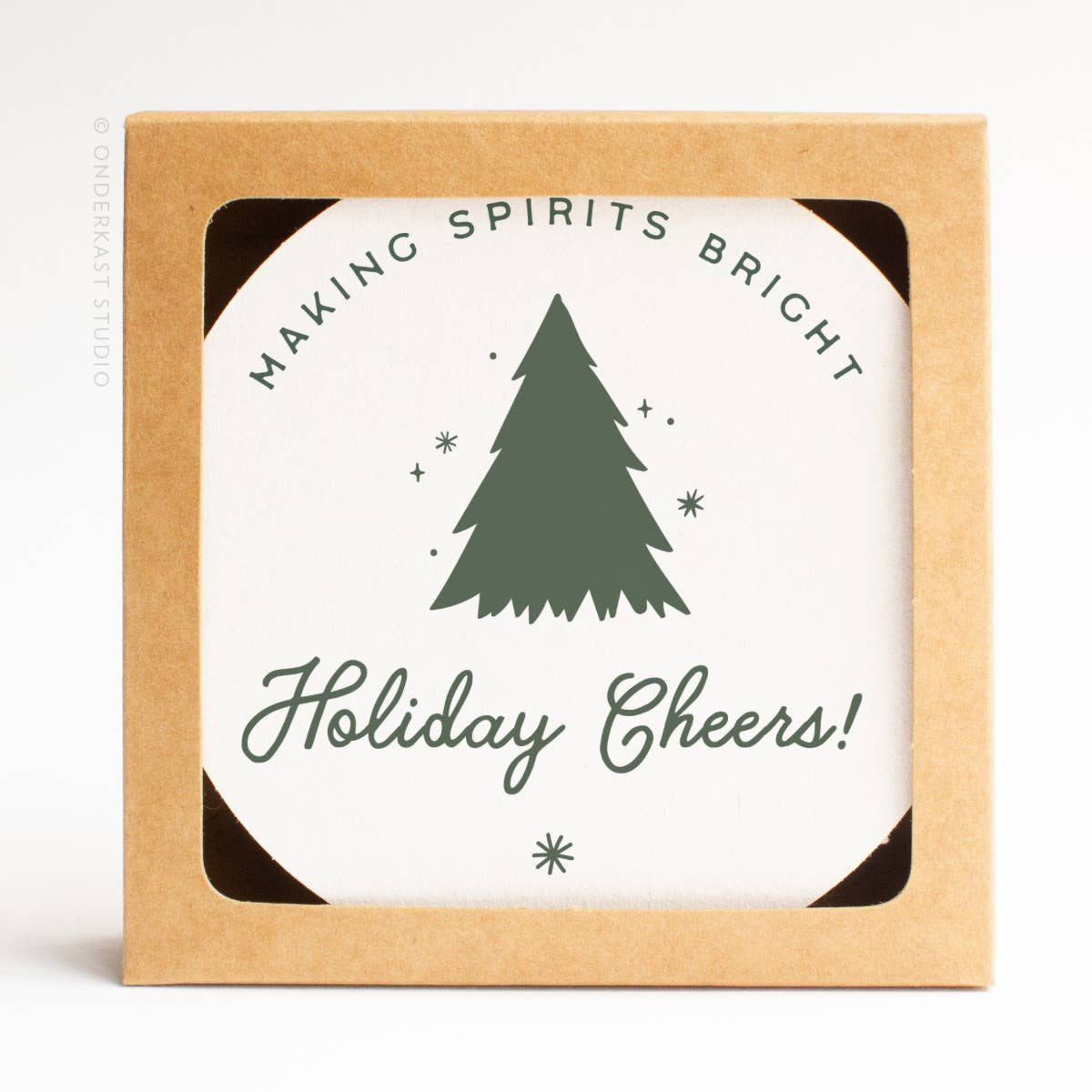 Holiday Cheers Coaster Set