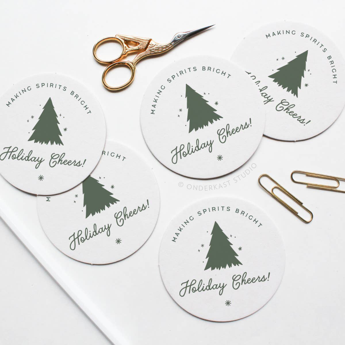 Holiday Cheers Coaster Set