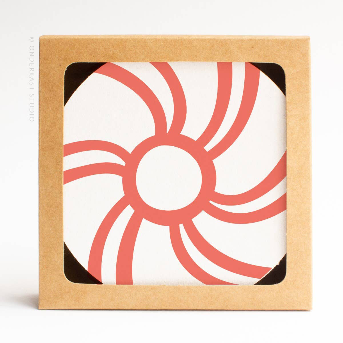 Peppermint Candy Coaster Set