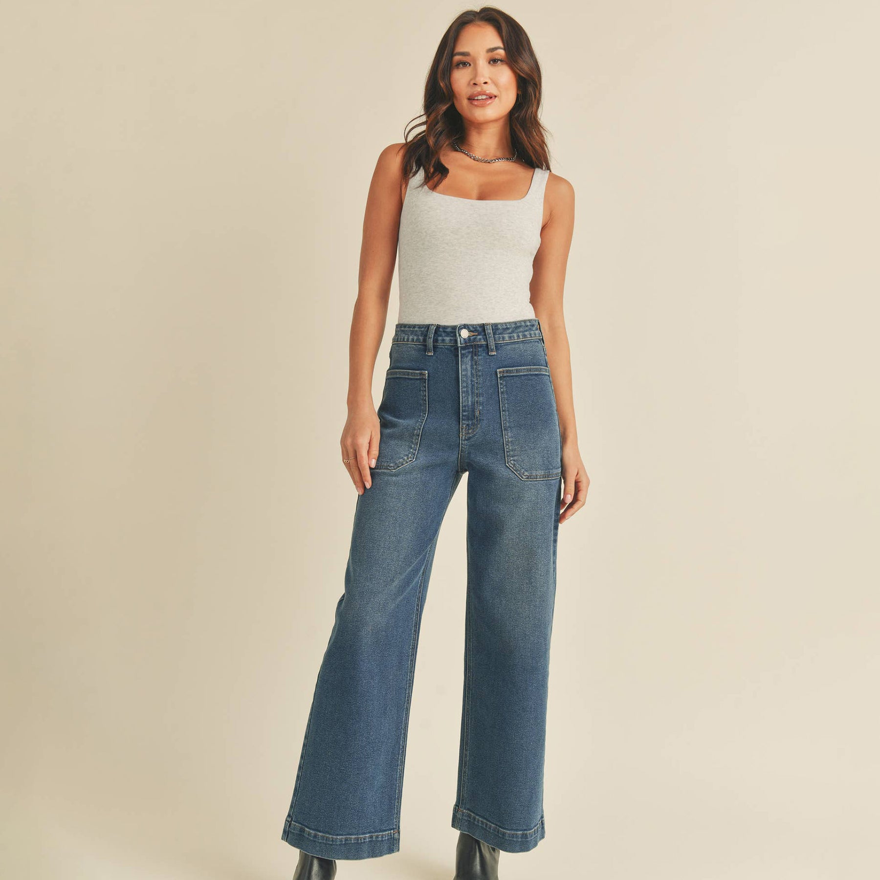 Nylah Patch Pocket Jean