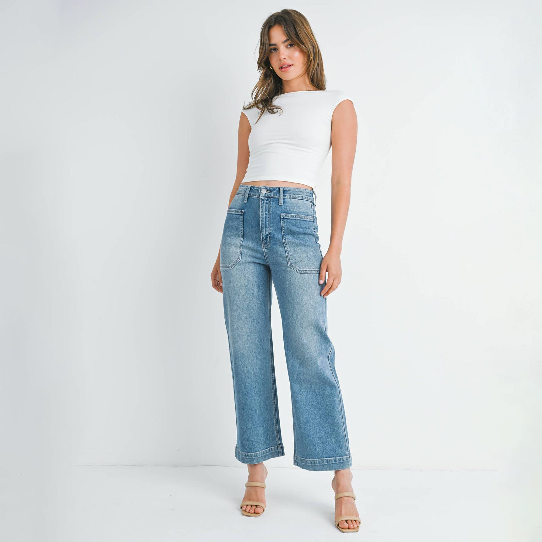 Nylah Patch Pocket Jean