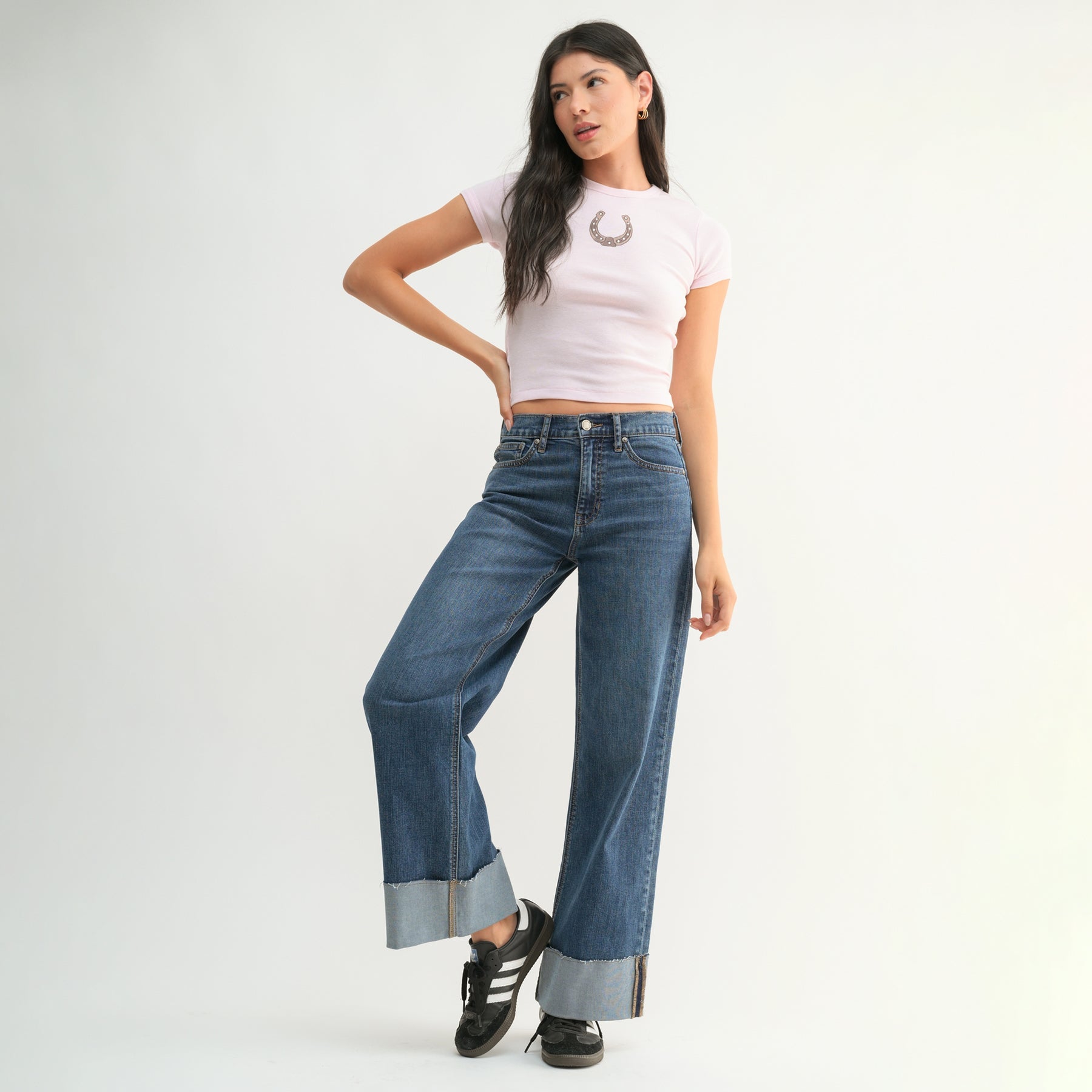 Rumer Wide Cuff Jean