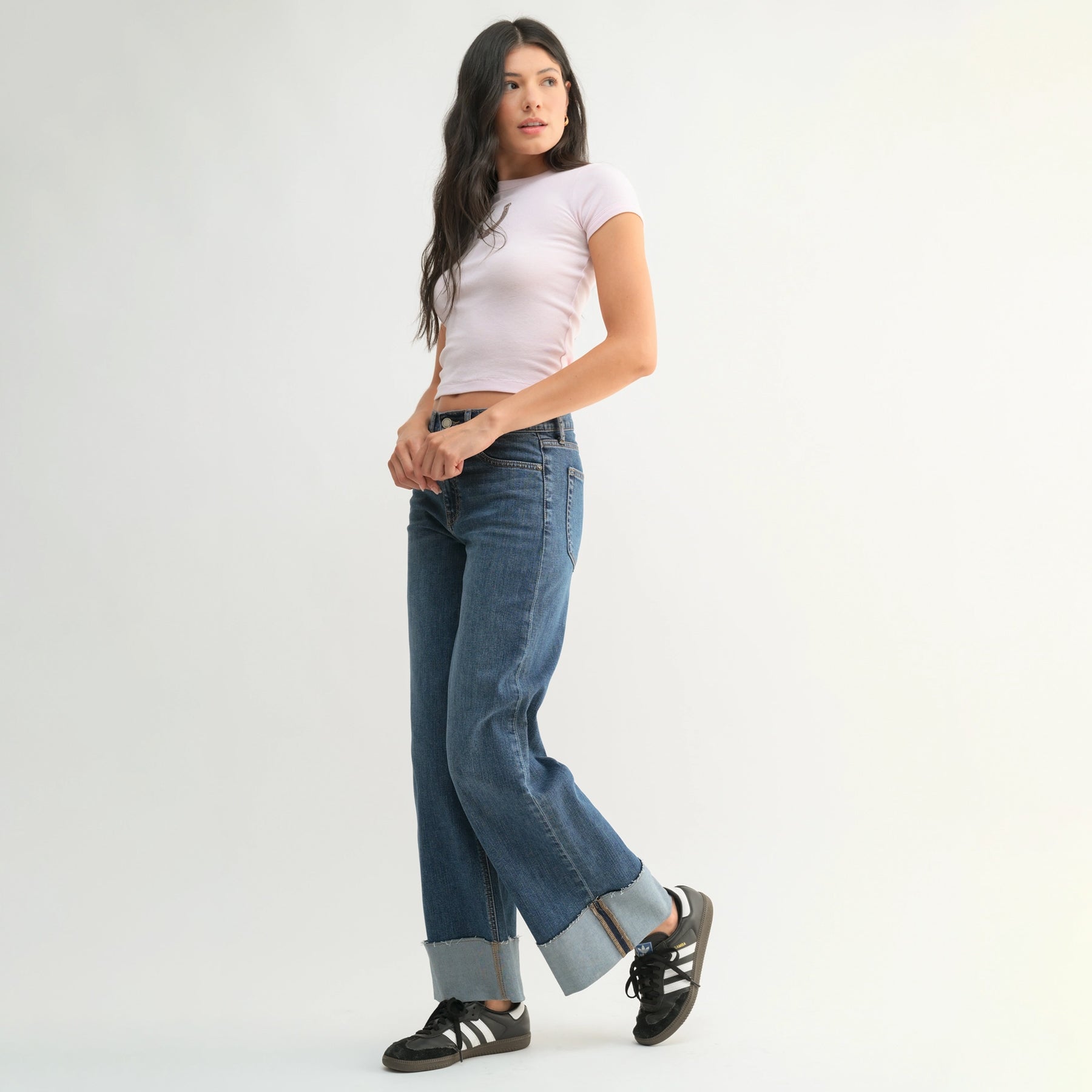 Rumer Wide Cuff Jean