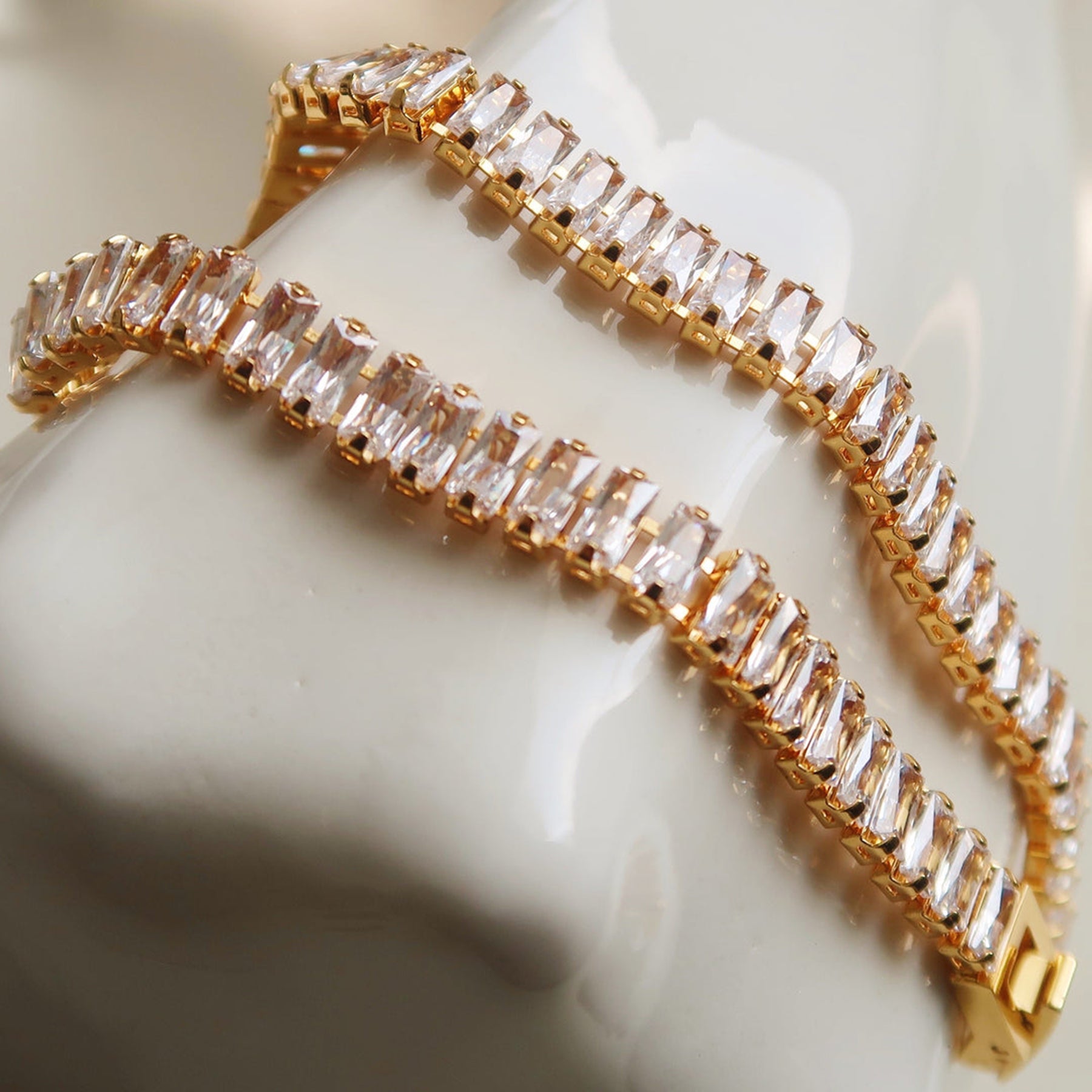 Gold Tennis Bracelet