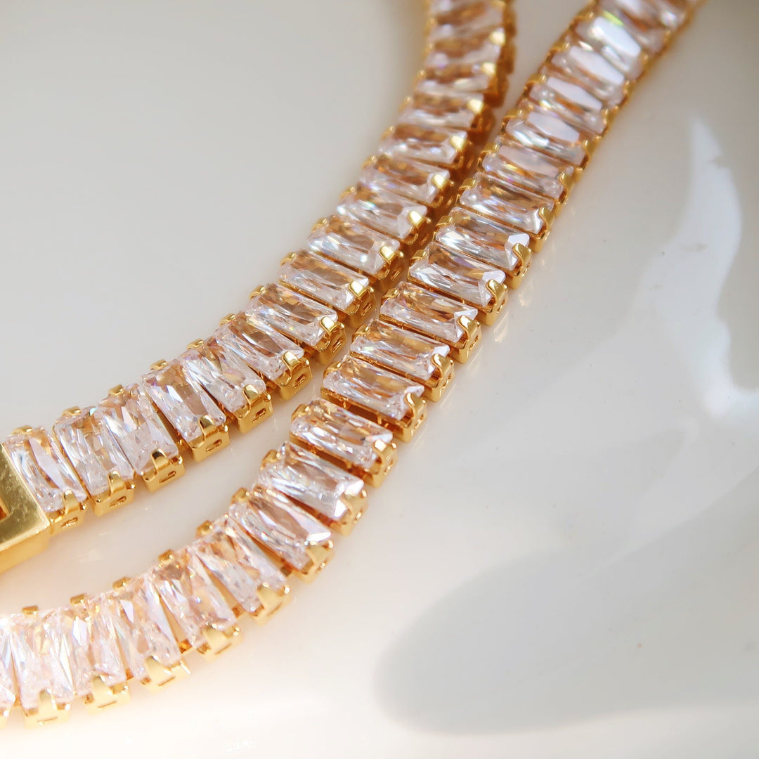 Gold Tennis Bracelet