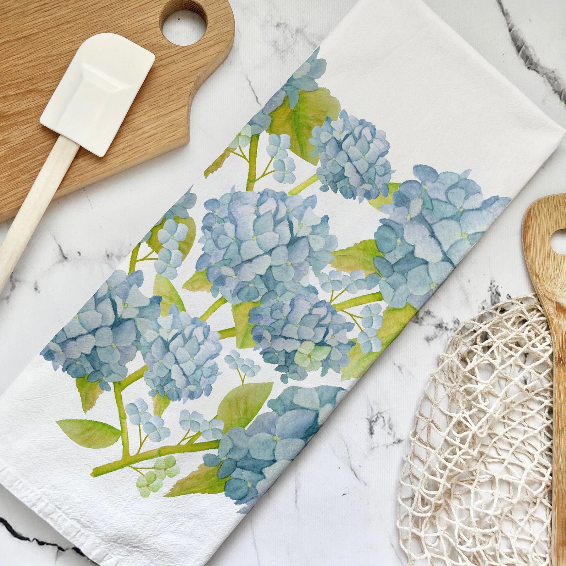 Hydrangea Tea Towel