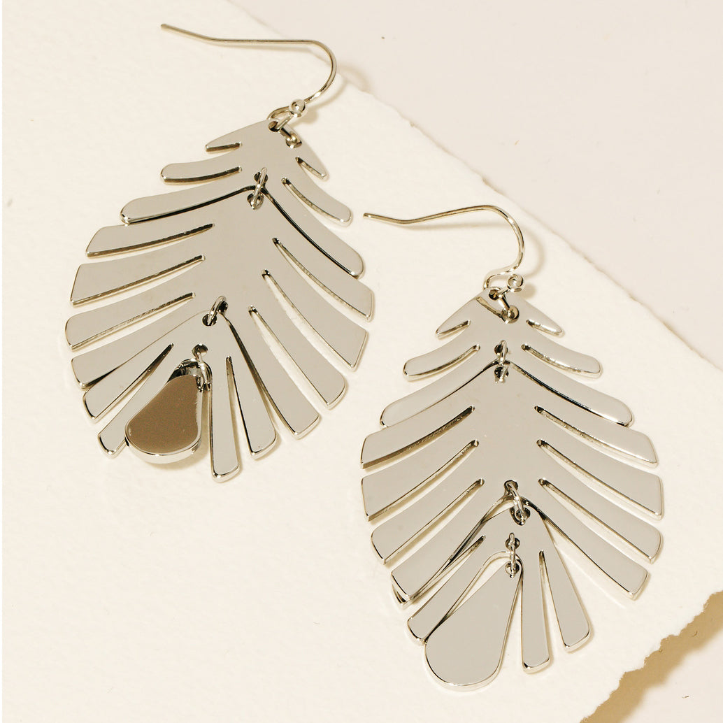 Monstera Earrings