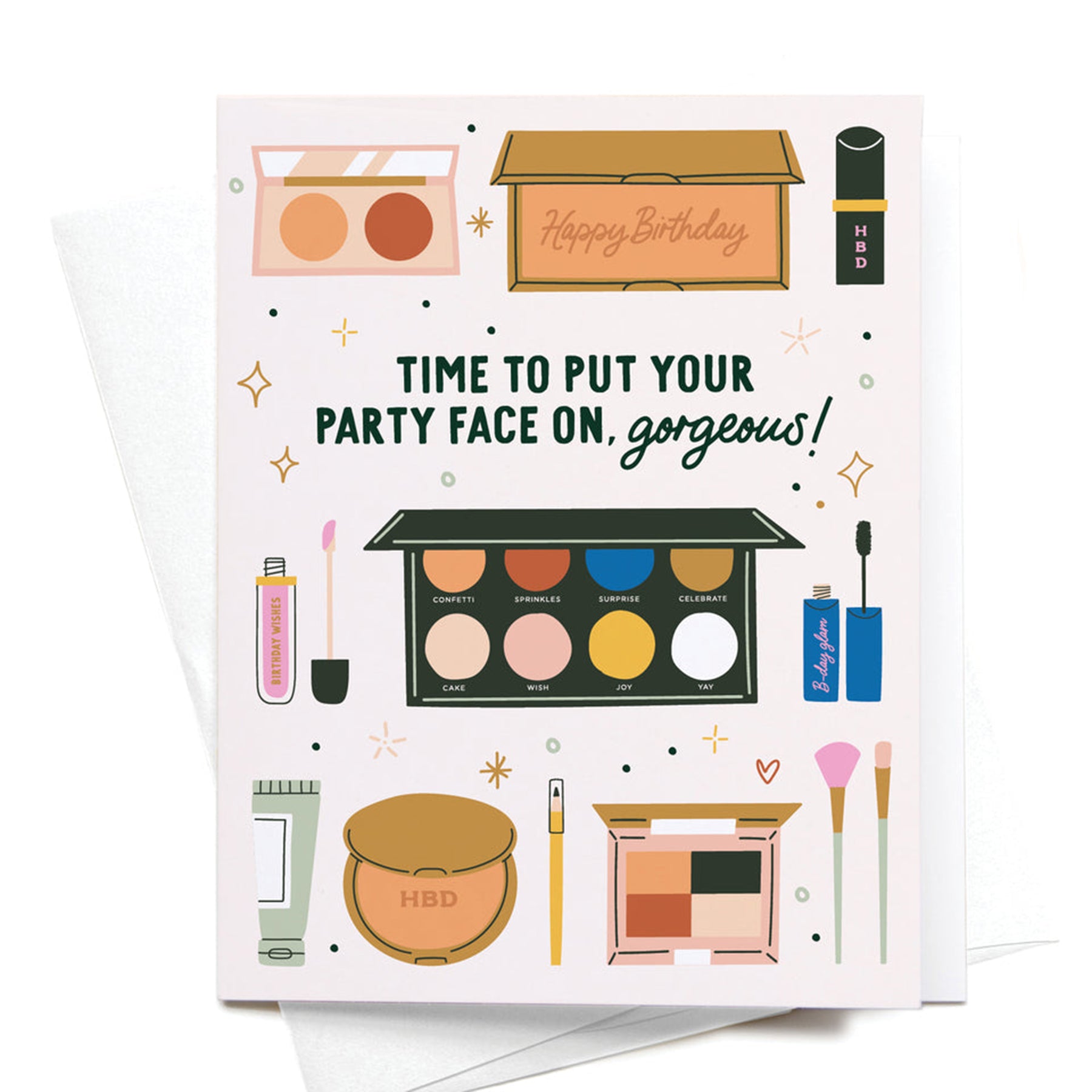 Party Face Birthday Card