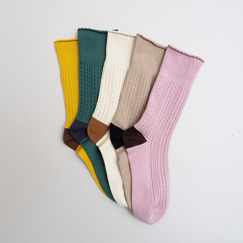 Scalloped Edge Socks