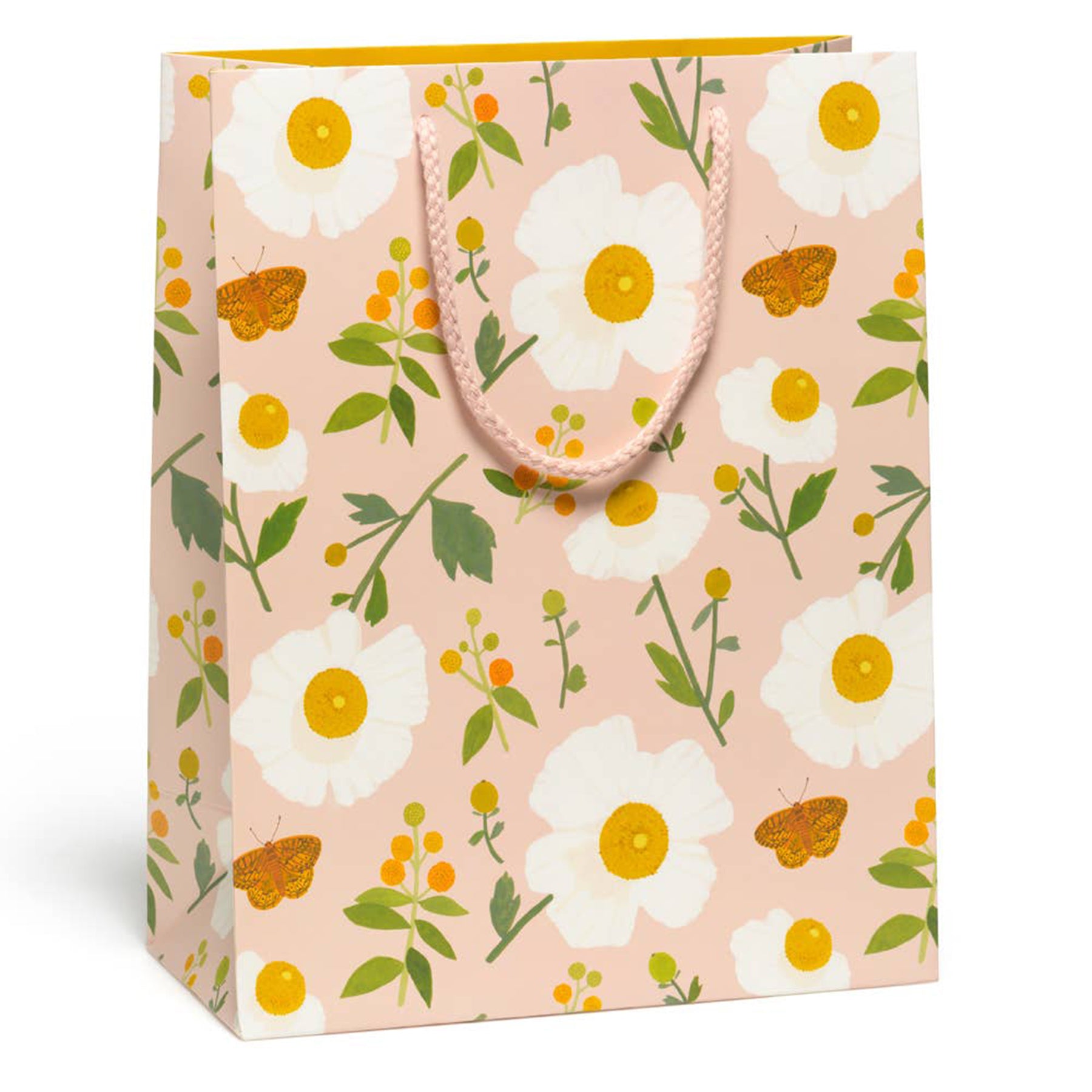 White Poppies Gift Bag