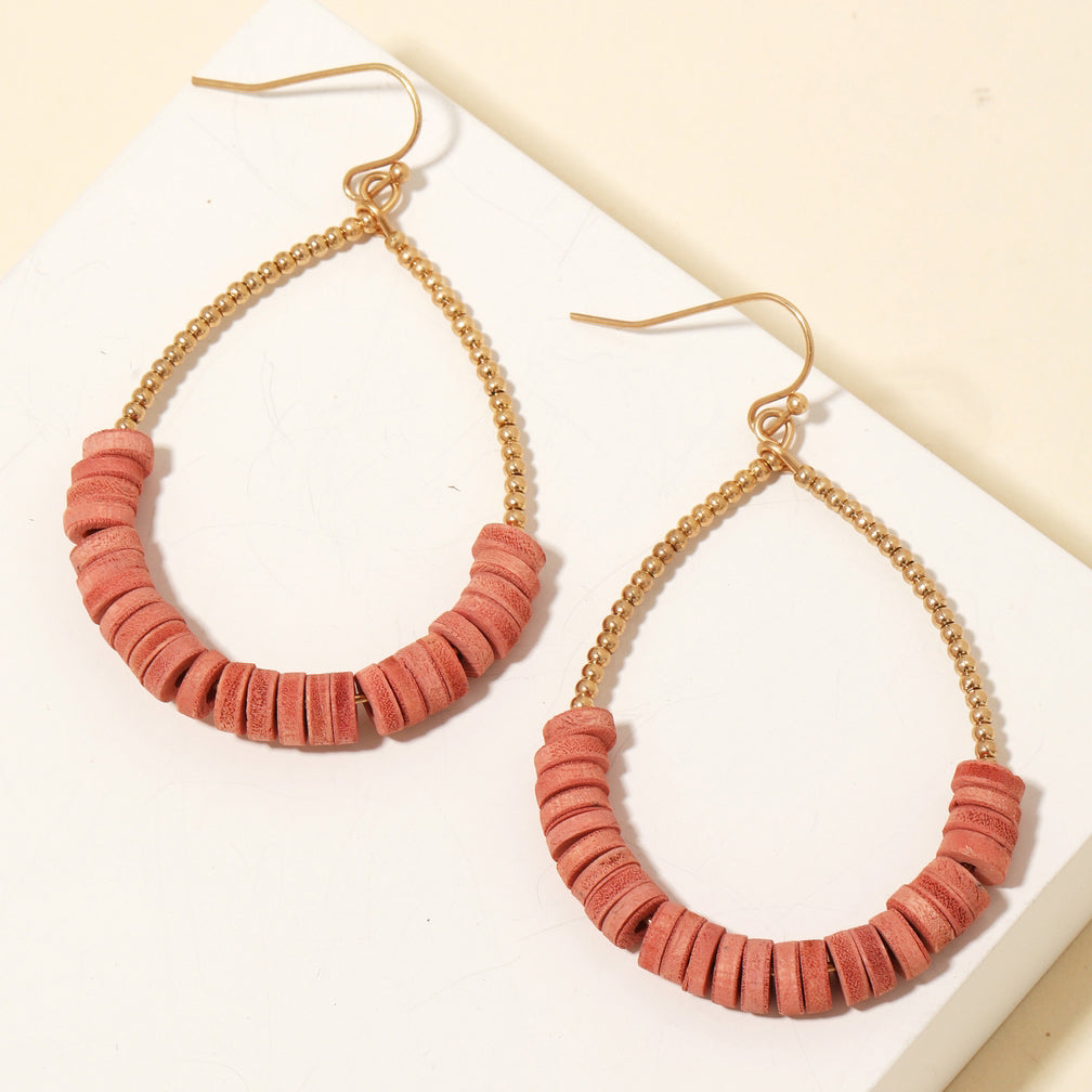 Beaded Teardrop Earrings