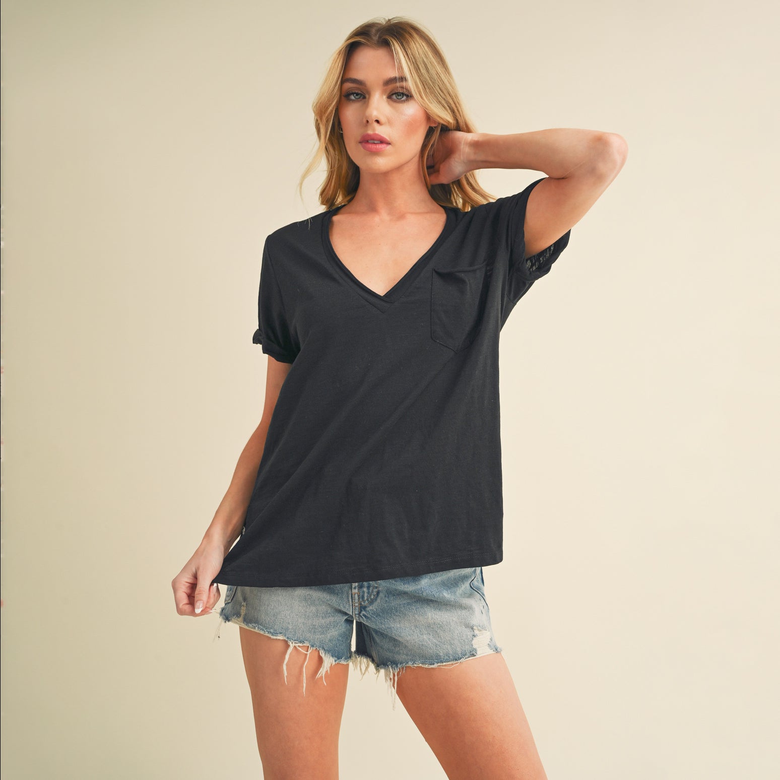 Zoie V-Neck Tee