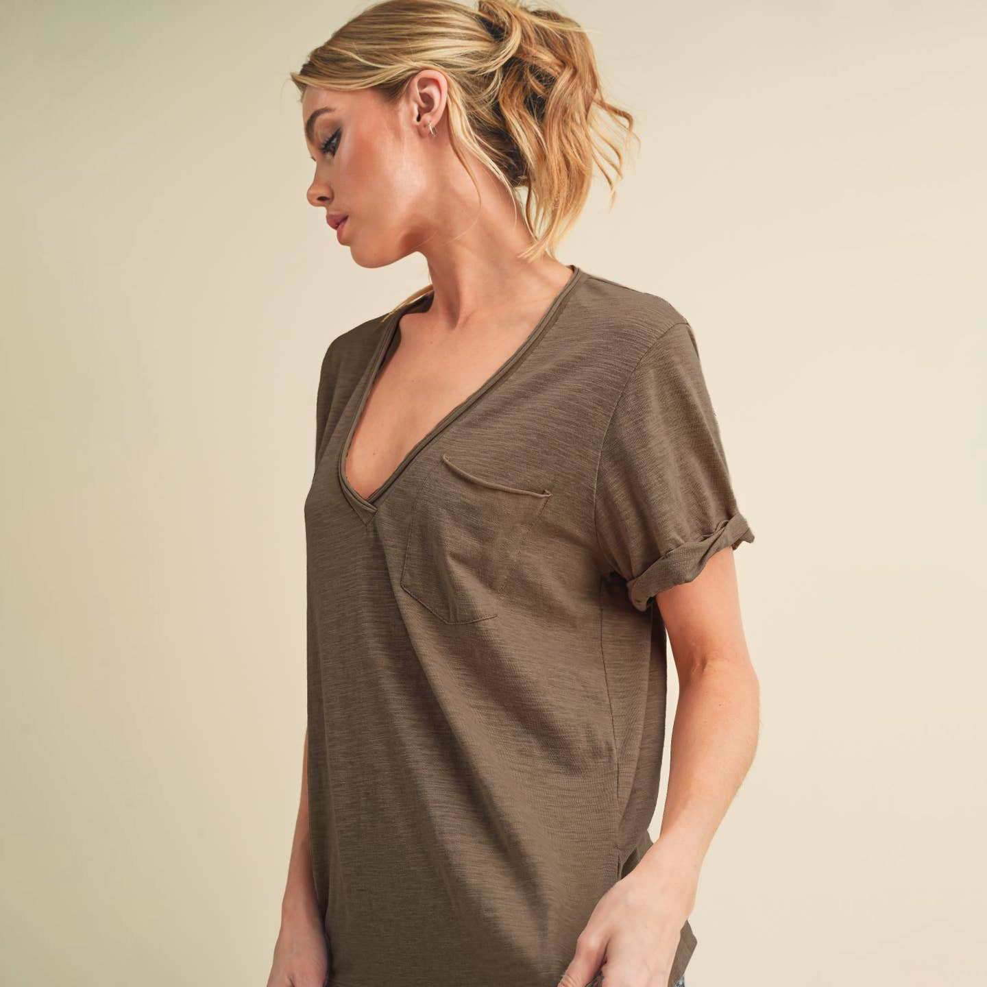 Zoie V-Neck Tee