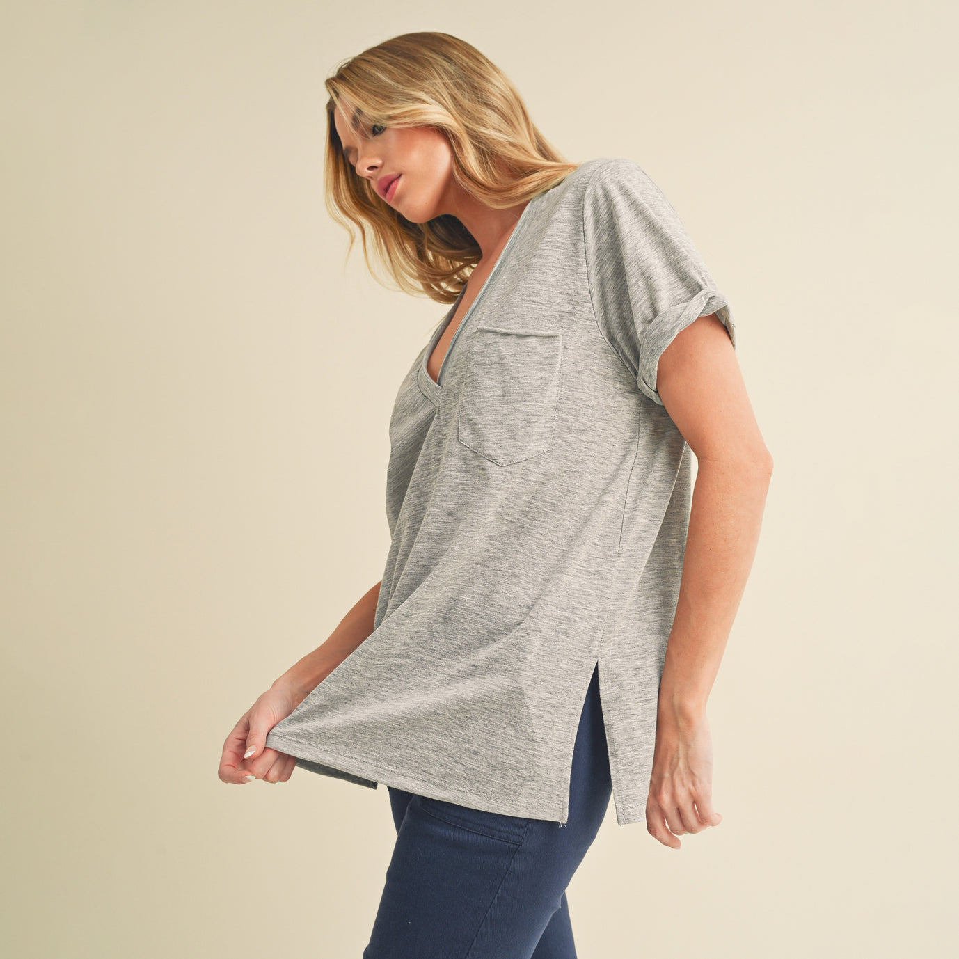 Zoie V-Neck Tee