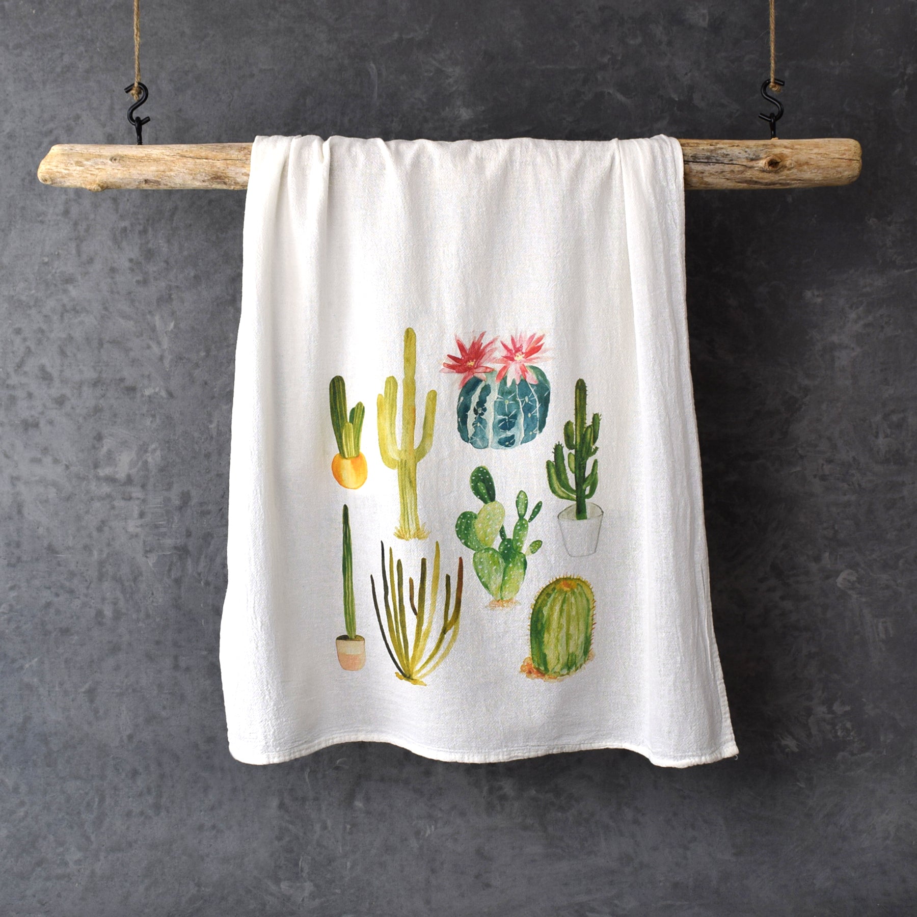 Cactus Tea Towel