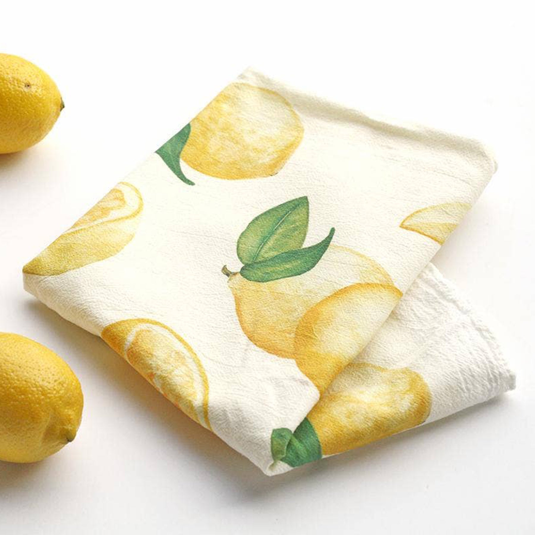 Lemons Tea Towel