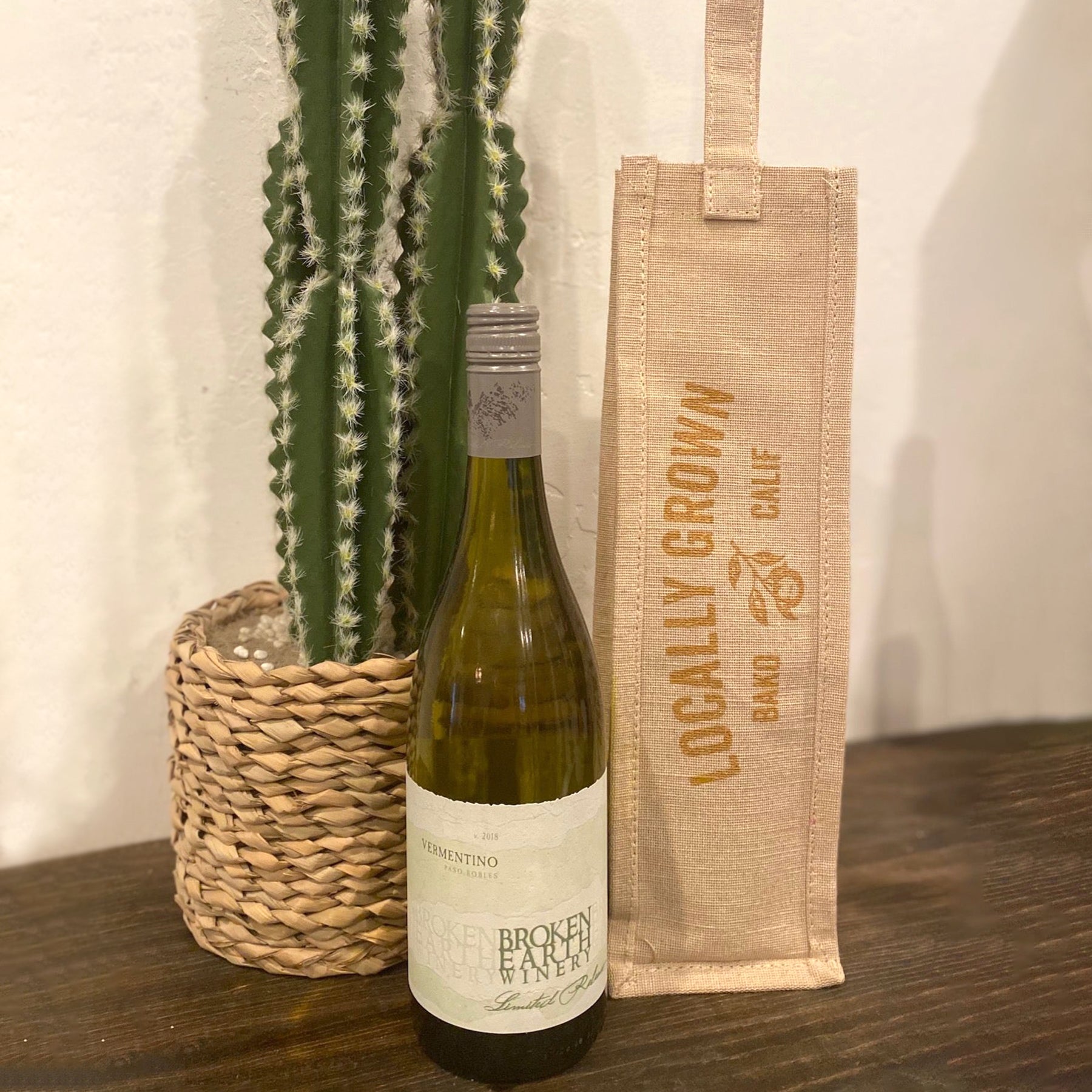 "Locally Grown" Wine Tote